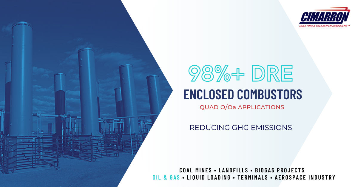 98%+ DRE Enclosed Combustors | QuadO Applications